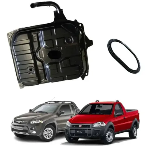 Tanque de combustível Fiat estrada 58l 2001 a 2020 e Fiat Fiorino 2012 a 2021