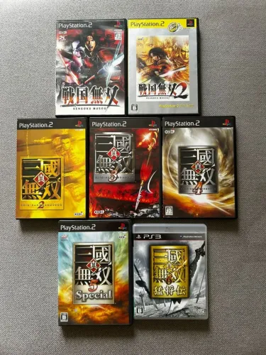 Coleção 7 jogos Dynasty Warriors