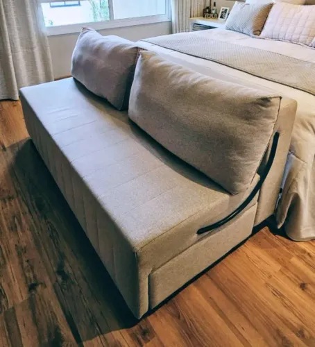 Sofá Cama Modelo Family para 4 Lugares Cama/Queen Tamanho de Largura 1,90m