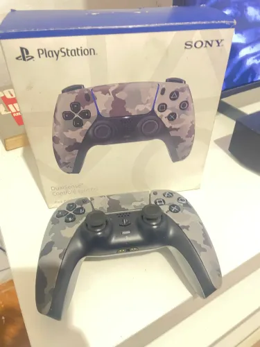 Controle Ps5 camuflado 