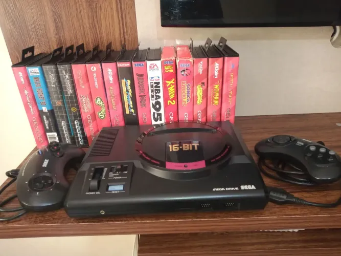 Mega Drive completamente original CIB