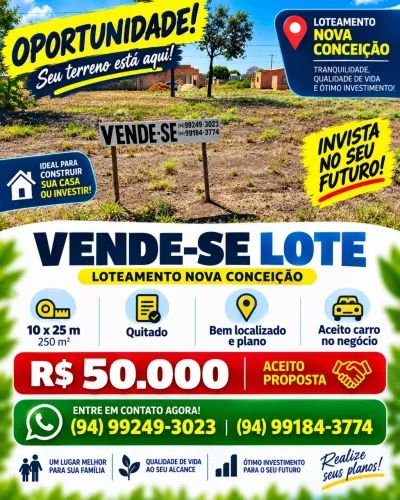 Lote QUITADO - Nova Conceição