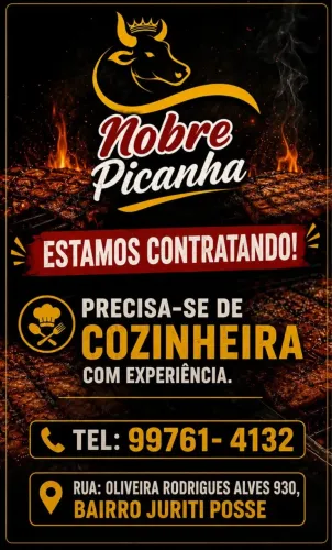 Vaga de Cozinheira
