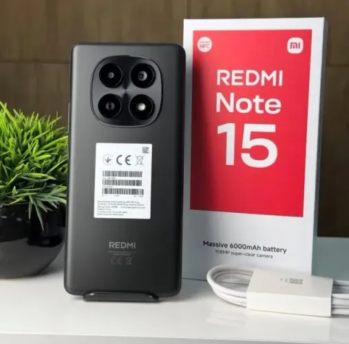 Redmi Note 15 4G 8ram 256gb - PRETO
