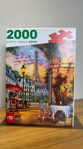 Quebra cabeças 2.000 peças - Entardecer em Paris