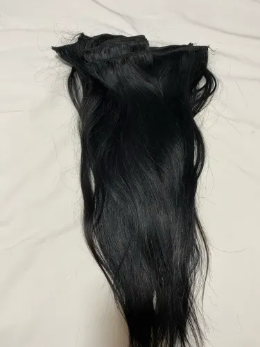 Aplique de cabelo humano 54cm e 249g