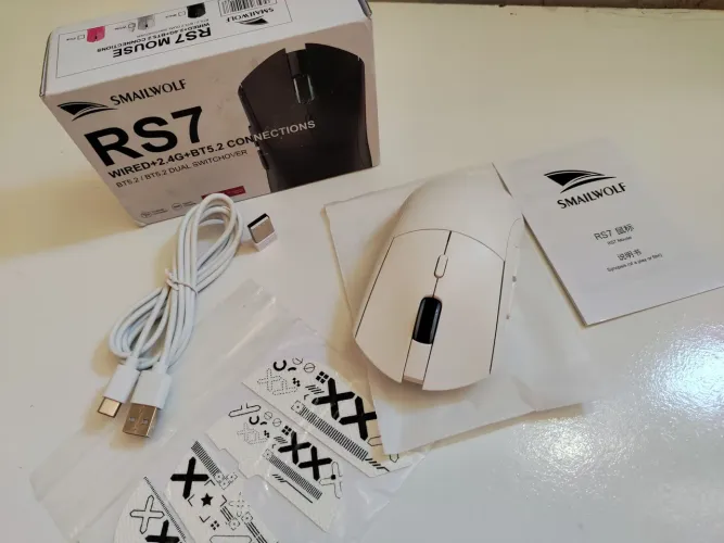 Mouse Gamer Sem Fio Ultra Leve - 20.000 DPI + Bluetooth