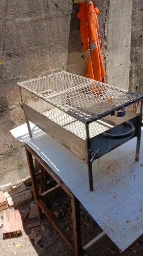 Churrasqueira top toda de inox