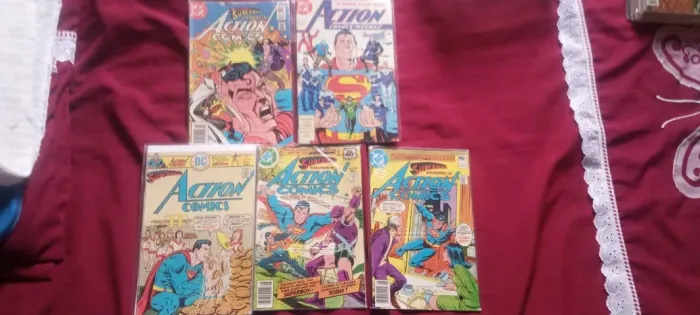 HQ Action Comics #454, 495, 508, 540, 601( Publicação americana 1975 a 1988 )