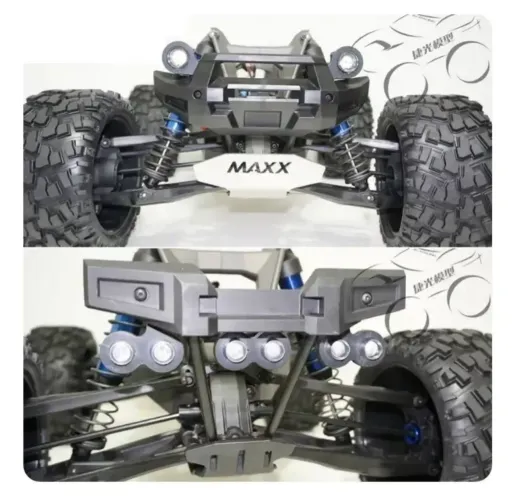 Kit de Iluminação de Led Dianteira e Traseira P/ Automodelo RC Traxxas Xmaxx
