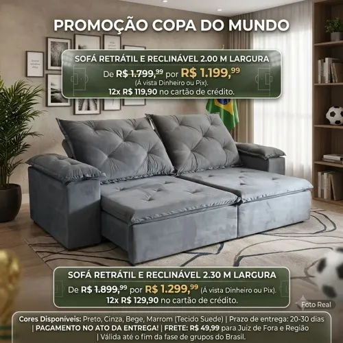 Sofás retrátil e reclinável direto da fábrica 