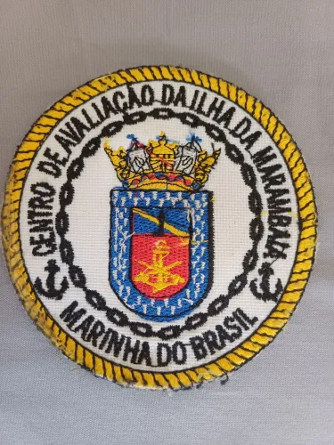 Velcro - Marinha do Brasil Ilha de Marambaia para Jaqueta de Couro ou Jeans