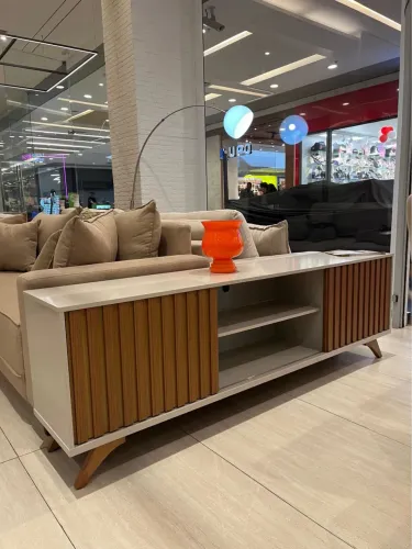Rack Bancada Manaus Valdemoveis, ideal para TVs até 70 Polegadas - Entrega Imediata;