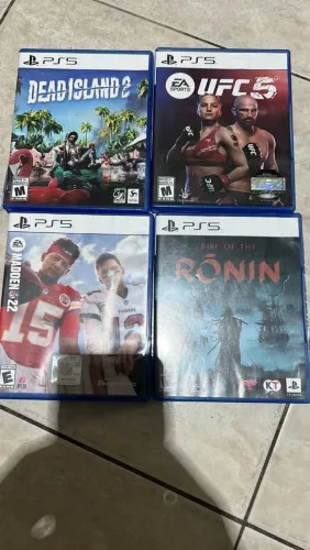 Lote de jogos ps5