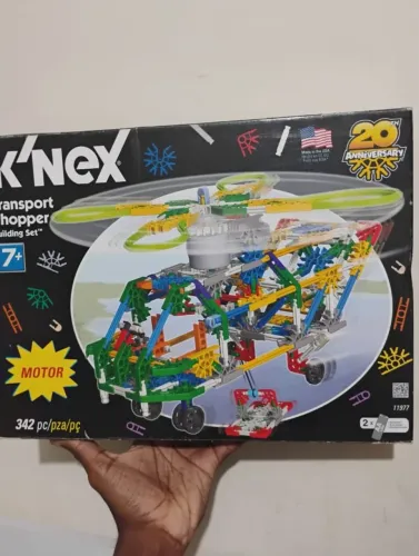 K'NEX Kit de Construção Transport Chopper ( Completo e Funcionando )