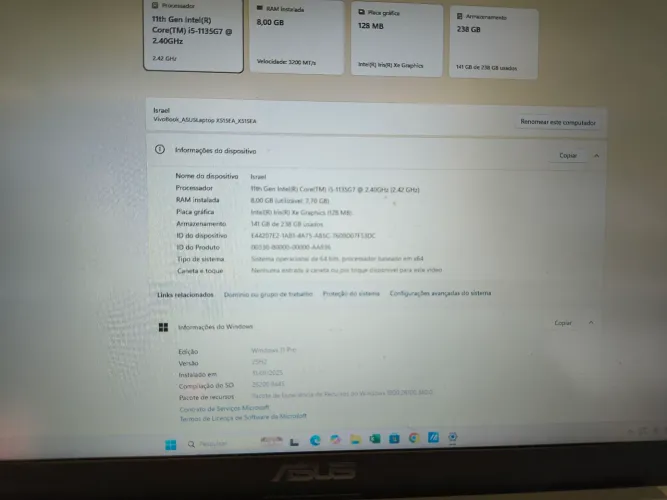 Asus Vivobook Core I5