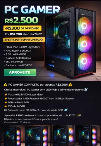 PC GAMER COMPUTADOR