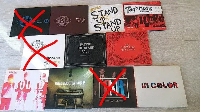 Hanson: Coleção com 7 cds + 1 dvd - Importados