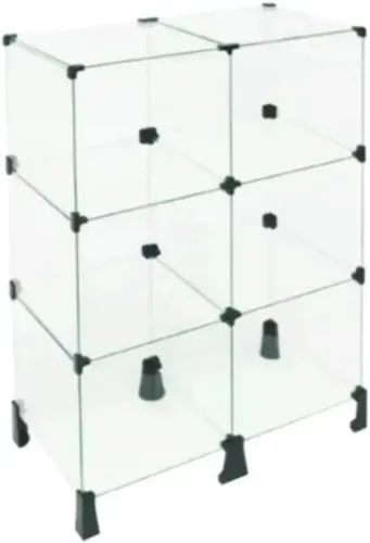 Expositor de vidro modular