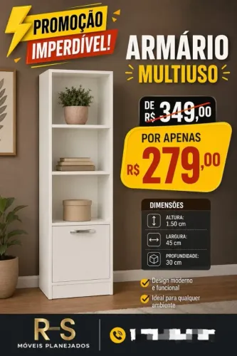 Promoção de armário multiuso