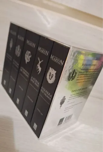 Box Prata As Crônicas de Gelo e Fogo - Edição Limitada de Colecionador (Novo)
