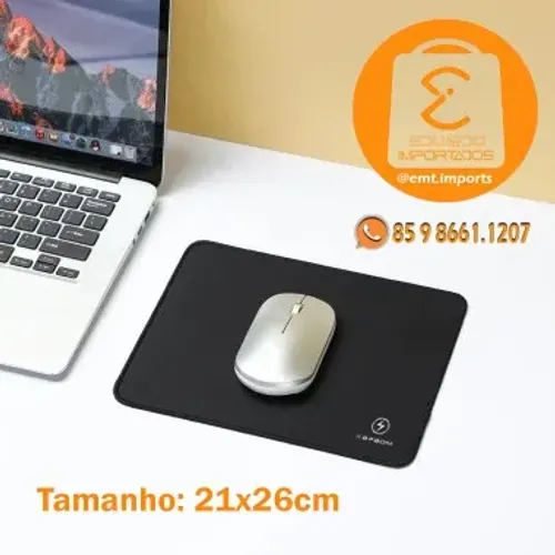 Mouse Pad Preto 21x26cm KAPBOM KAP-1001