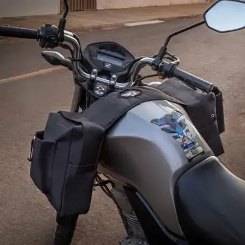 Alforge para tanque de moto