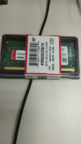 Memória ram notebook Kingston 16GB ddr4 3200mhz