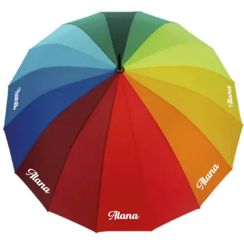 Guarda Chuva Arco Iris Personalizado