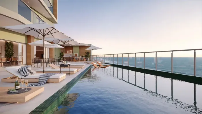 Apartamento Amplo Beira Mar no Balneário Rincão SC