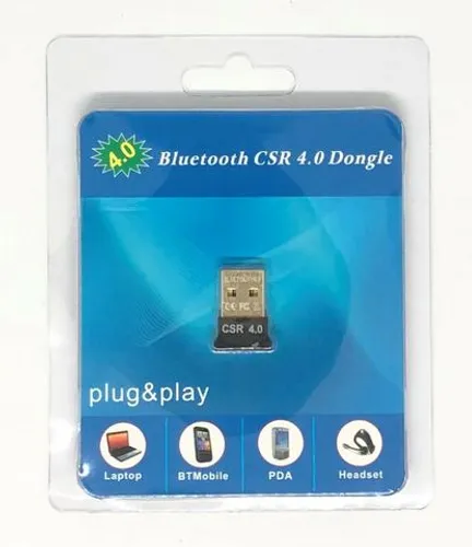 Mini Adaptador Bluetooth 4.0 CSR Edr Usb Dongle PC e Notebook Novo na Embalagem