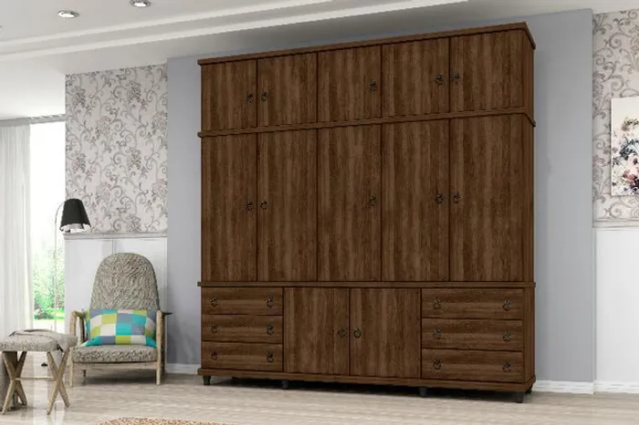 Guarda Roupas Triplex colonial Everest - Oferta 12x sem juros cartão!