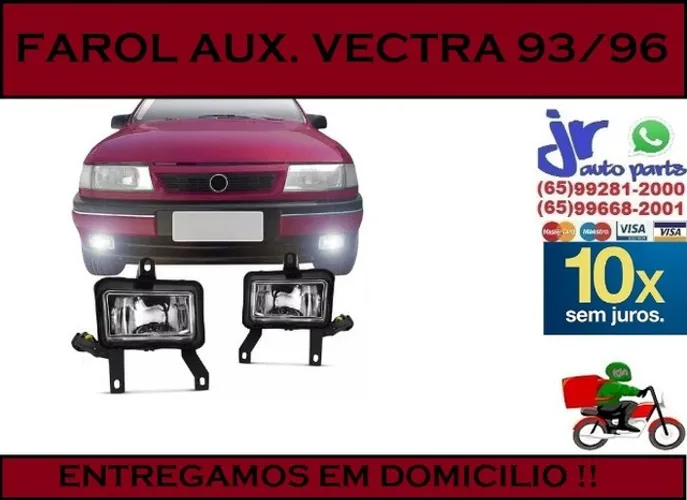 Par Farol de Milha Auxiliar Chevrolet Vectra 1993 1994 1995 1996