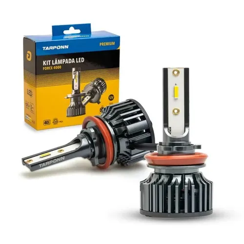 Kit Lâmpada LED FORCE 4000 PREMIUM H8|H9|H11|H16-A<br><br>