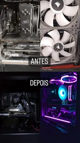 Montagem PC Gamer/Manutenção Preventiva/Formatação e Instalação de SSD