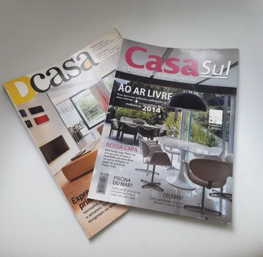 Revistas de decoração / design de interiores / arquitetura