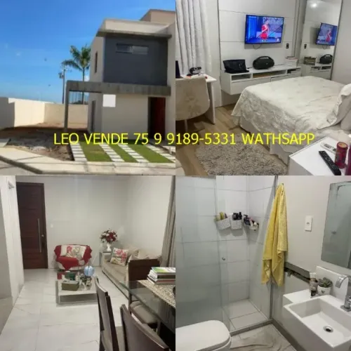 Leo vende, Sim, Versatile, 4\4 com duas suítes, terreno excedente.