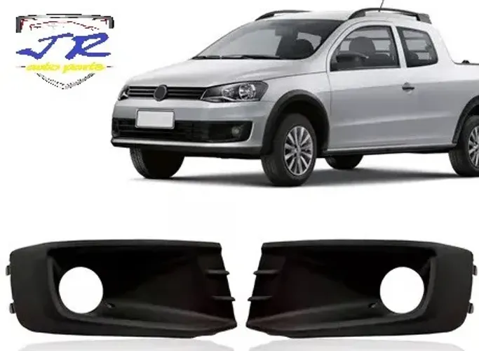 Par Moldura Farol de Milha Saveiro G6 2013 2014 2015 2016