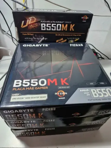 Placa Mãe b550 Gigabyte Nova 1 Ano de Garantia