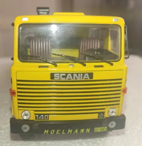 Miniatura Caminhão Scania 140 Plataforma Customizado 1/43