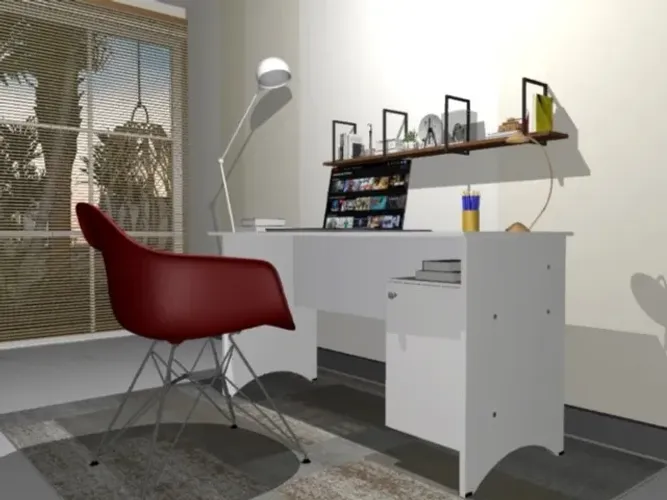 Desk Top Best Work Cabinet . Em MDF: Medidas L120cm x P60cm