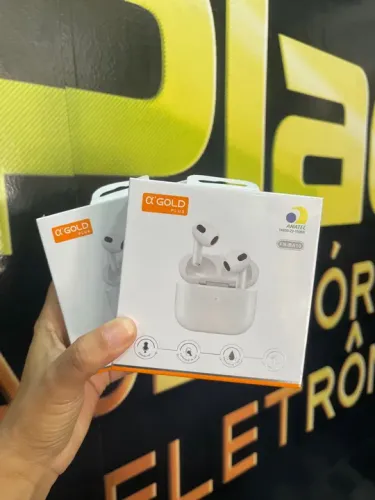 Promocao A'Gold Fone de Ouvido Bluetooth Sem Fio 3°geração Premium Anatel FN-BA10