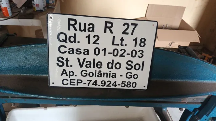 Placas fica pronto 1 hora