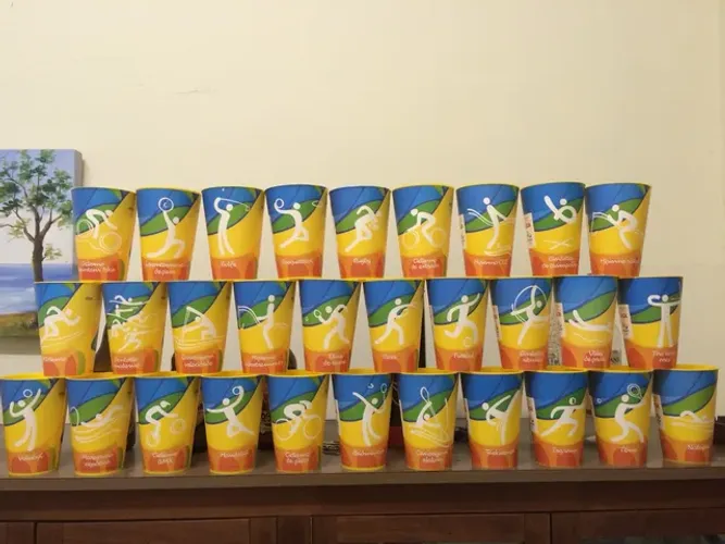 Coleção de Copos das Olimpíadas Rio 2016