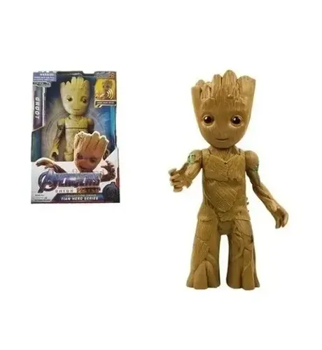 Boneco Grande Heroi Avengers Groot
