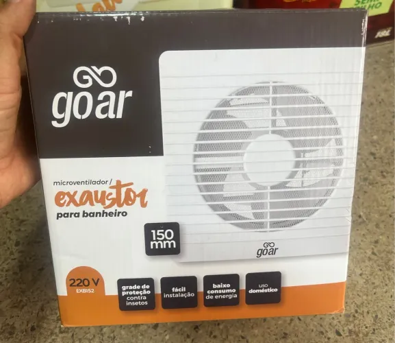 Exaustor para Banheiro Goar 150mm - Novo