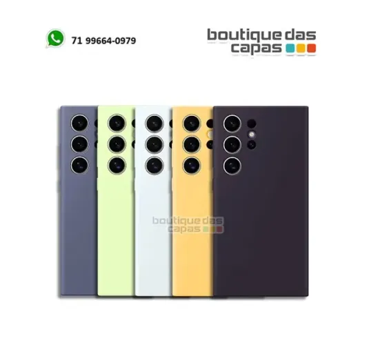 capa case tpu com protetor câmera samsung s24 s24 Plus s24 ultra