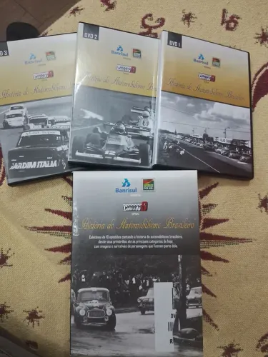 DVD História do automobilismo brasileiro 