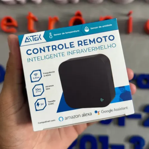 Controle Remoto Inteligente Infravermelho Aitek Alpha 600pro - Comando de Voz e App