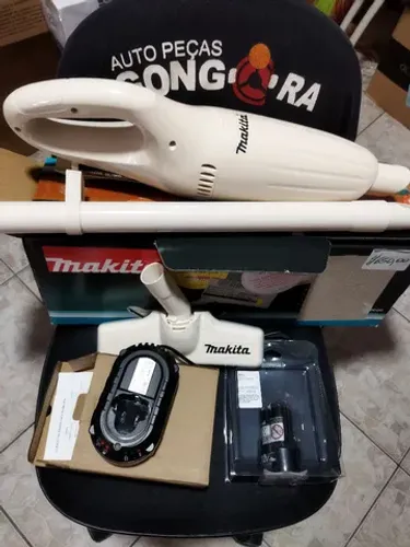 Aspirador pó bateria com carregador Makita
